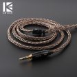 KBEAR 8 Core Single Crystal Copper UPOCC Cable with 2Pin MMCX QDC TFZ Connector for KZ ZSX ZS10 PRO ZSN PRO CCA CA16 KBEAR KS2 on Sale