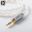 KBEAR 4 Core 4N 99.99% Purity Silver Earphone Cable with 2Pin QDC MMC TFZ For Sale