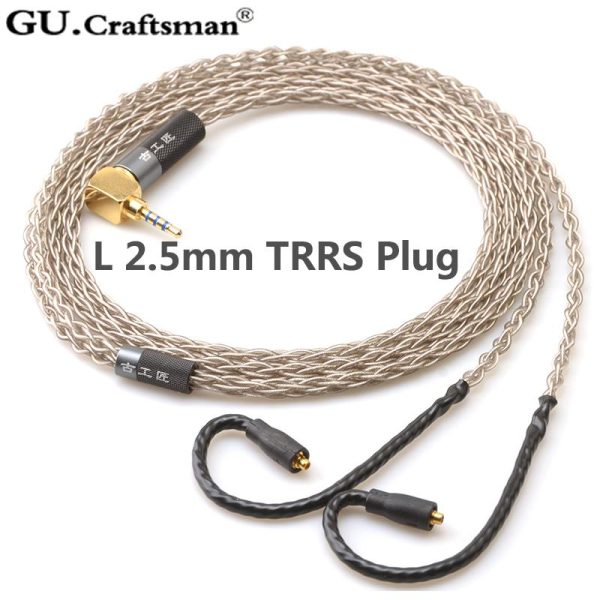 GUCraftsman 6N Silver For Westone W, UM, AM Series Headphone Upgrade Cable Online