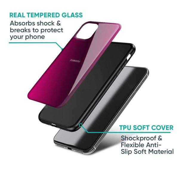 Pink Burst Glass Case for Redmi 12 5G Cheap