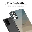 Abstract Mountain Pattern Glass Case for Redmi 12 5G Fashion