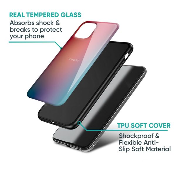 Dusty Multi Gradient Glass Case for Redmi 12 5G For Discount