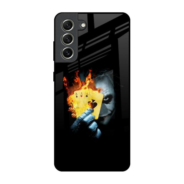 AAA Joker Glass Case for Samsung Galaxy S21 FE 5G Online now