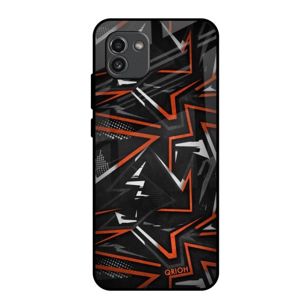 Vector Art Glass Case for Samsung Galaxy A03 Supply