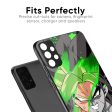 Anime Green Splash Glass Case for Vivo V30 Pro 5G Hot on Sale