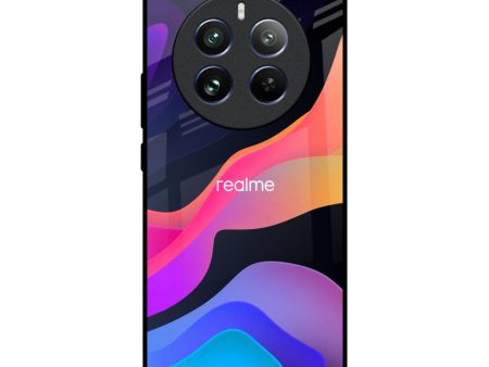 Colorful Fluid Glass Case for Realme 12 Pro 5G Supply