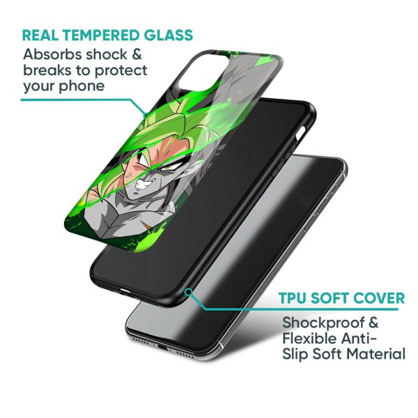 Anime Green Splash Glass Case for Vivo V30 Pro 5G Hot on Sale