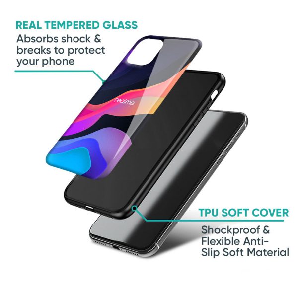 Colorful Fluid Glass Case for Realme 12 Pro 5G Supply