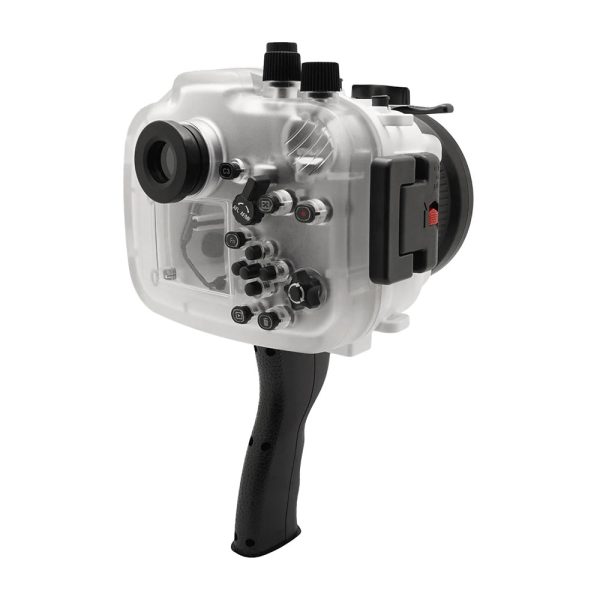 Sony A7 II NG V.2 Series 40M 130FT Underwater camera housing with pistol grip (Standard port) White Cheap