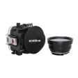 60M 195FT Waterproof housing for Sony RX1xx series Salted Line with Pistol grip & 4  Dry Dome Port (Black) Online Hot Sale