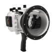 Sony A7 II NG V.2 Series 40M 130FT UW camera housing with 6  Dome port & pistol grip (Standard port) White - Surf on Sale