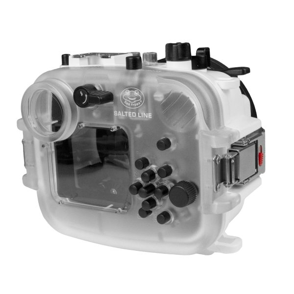 60M 195FT Waterproof housing for Sony RX1xx series Salted Line (White) Discount