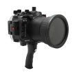 Sony A7 II NG V.2 Series 40M 130FT Underwater camera housing with pistol grip (Long port) Black Supply