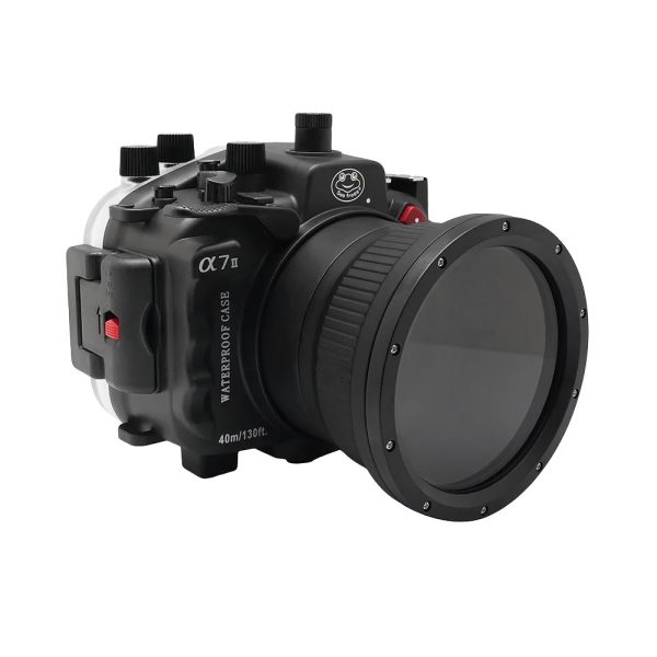 Sony A7 II NG V.2 Series 40M 130FT UW camera housing with 6  Dome port (Standard port) Black Online