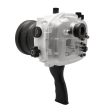 Sony A7 II NG V.2 Series 40M 130FT Underwater camera housing with pistol grip (Standard port) White Cheap