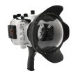 Sony A7 II NG V.2 Series 40M 130FT Underwater camera housing with 6  Dome port & pistol grip (Including Standard port) White Online Hot Sale