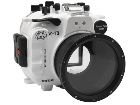 Fujifilm X-T3 40M 130FT Underwater camera housing kit FP.1 (White) Online Hot Sale