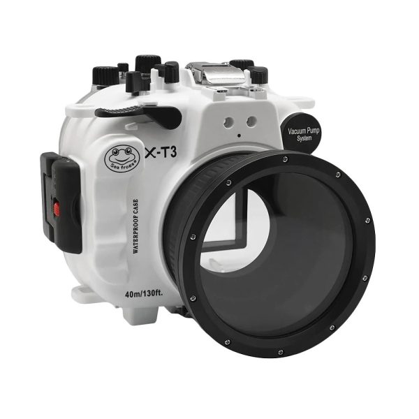 Fujifilm X-T3 40M 130FT Underwater camera housing kit FP.1 (White) Online Hot Sale