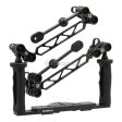 Full Aluminium Tray for underwater camera housing plus extra arms For Sale