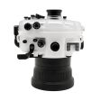 Sony A7 II NG V.2 Series 40M 130FT UW camera housing with 6  Dome port (Standard port) White on Sale